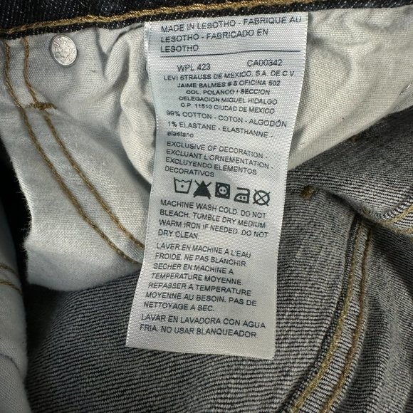 Levi Strauss Men's‎ Signature S51 Straight Leg Denim Jeans, Size W32 x L32 - Picture 6 of 7